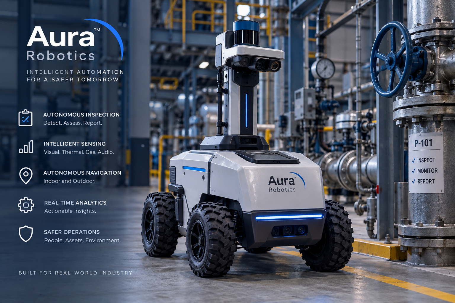 Robotics engineer working on a non-humanoid mobile robotic platform